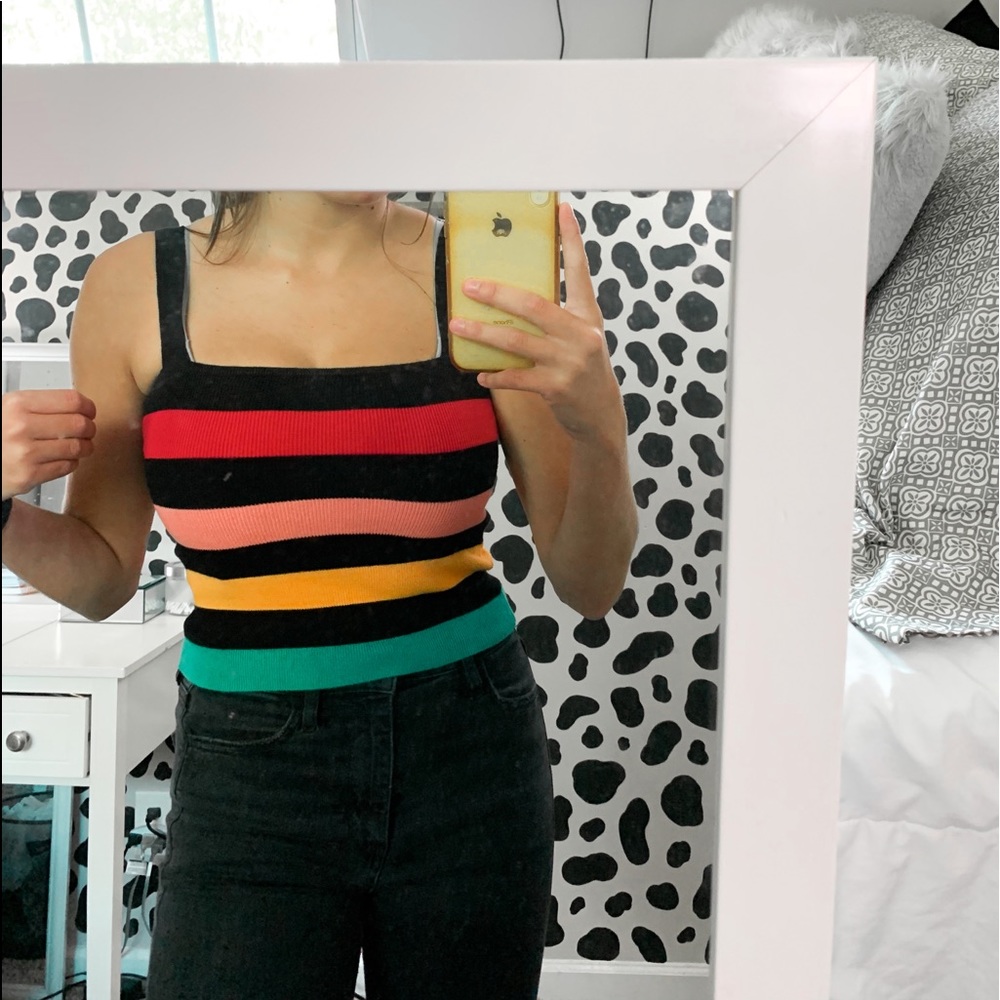 Forever 21 Rainbow Tank Top